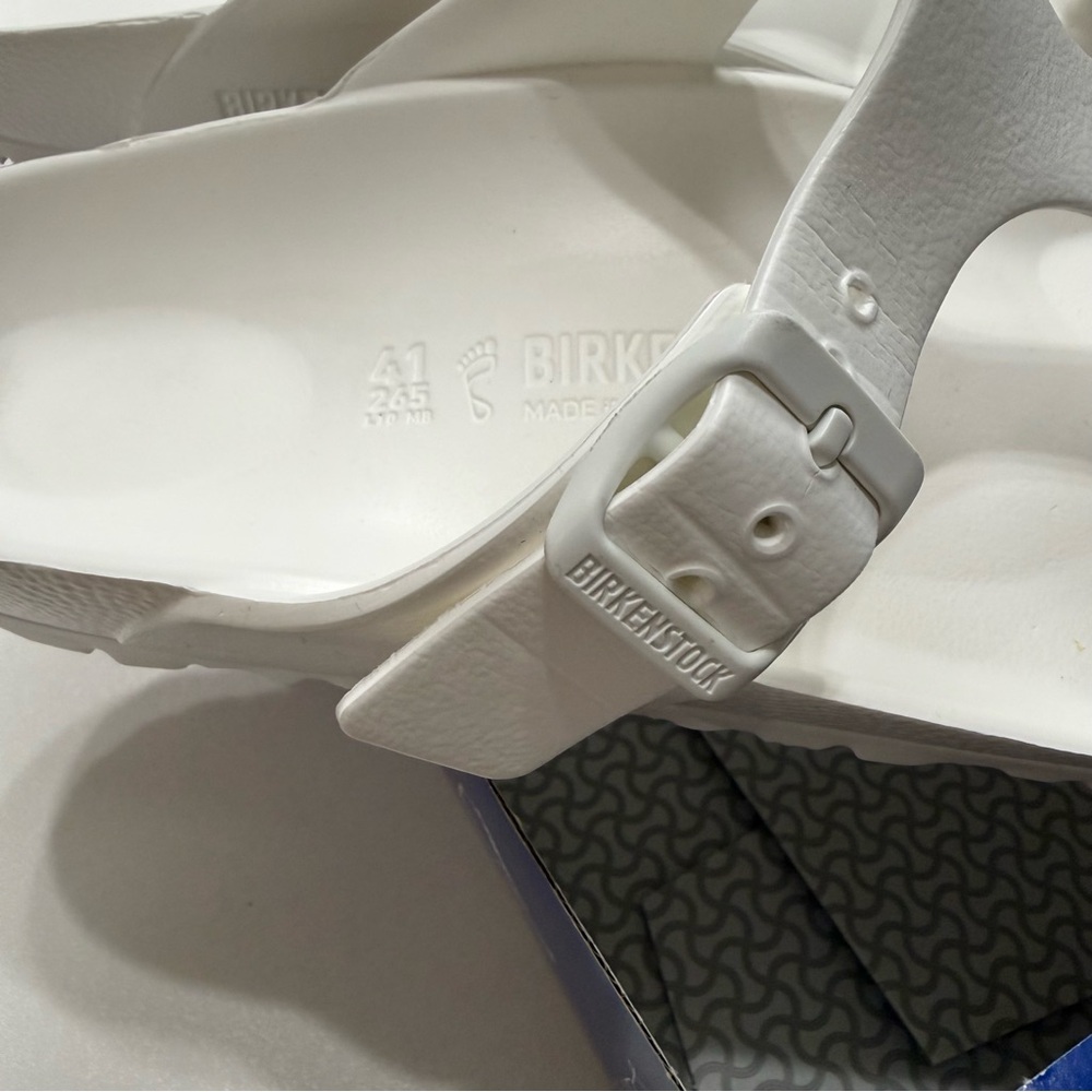 Birkenstock Gizeh EVA White Sandals Womens Size 41 (10) - Picture 6 of 9